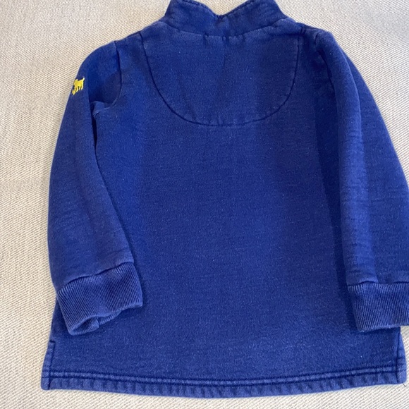 Boys Mini Boden 1/4 Zip Pullover - Picture 11 of 11